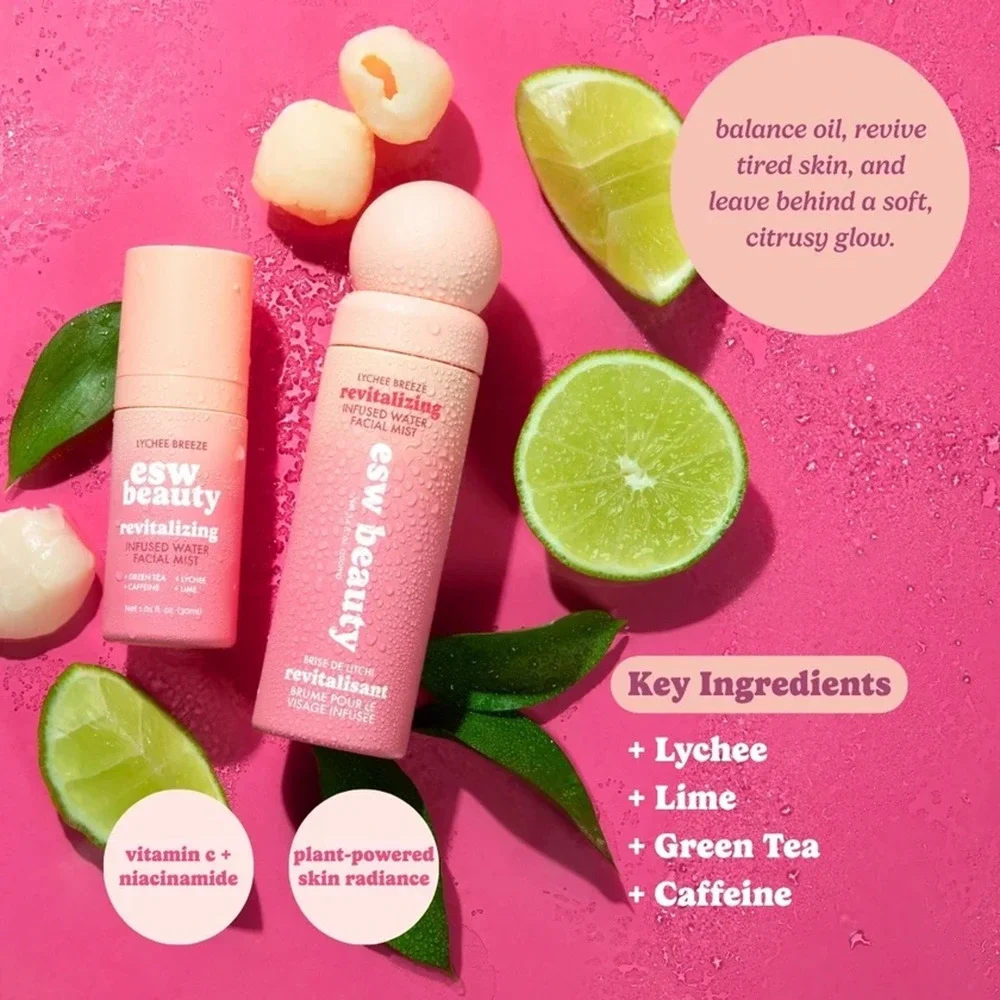 SET OF 5! — ESW Beauty Facial Mist Mini Duo Kit — Lychee Breeze + Coconut Dreams